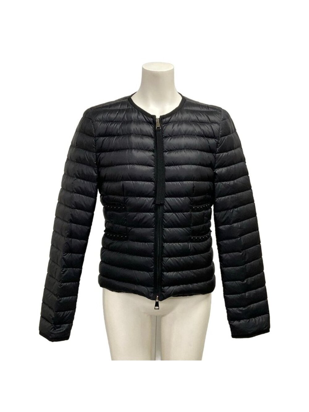 Moncler Down Jacket S Baillet Black Long Sleeve